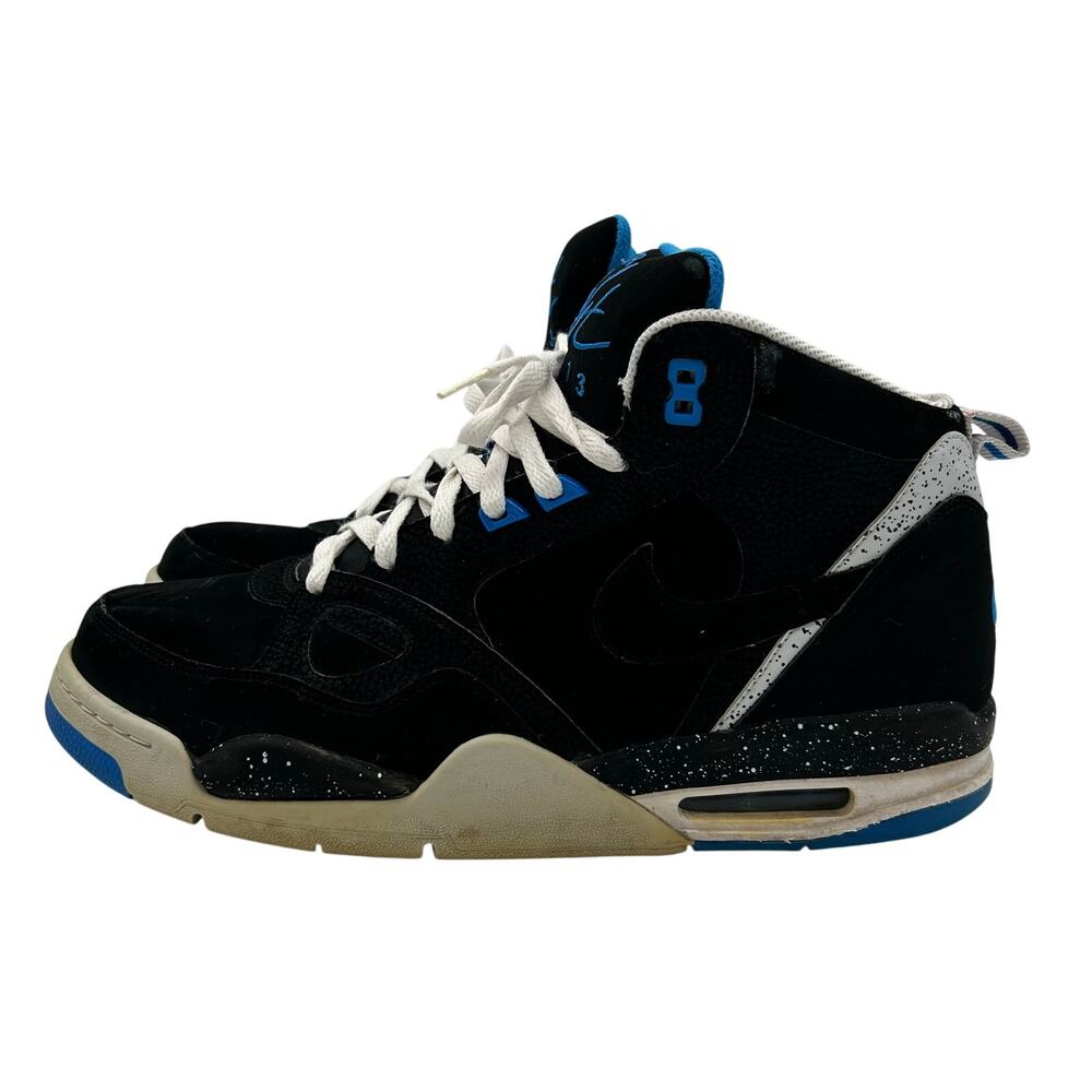 Nike Air Flight‎ '13 Mid Mens Size 12 "Black Photo Blue" Sneakers 579961-001